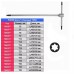 Ключ Torx Т-образный Force 76660T, Т60