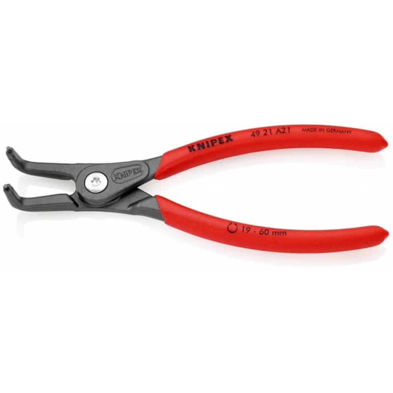 Съемник стопорных колец Knipex KN-4921A21, 165 мм, 19-60 мм