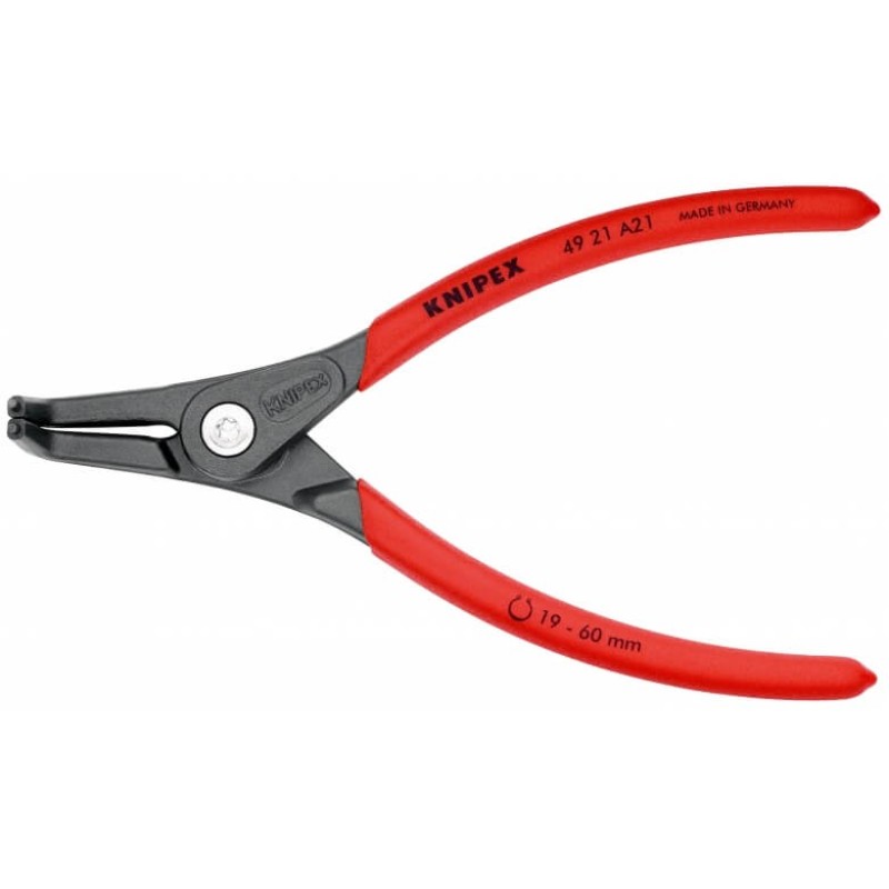 Съемник стопорных колец Knipex KN-4921A21, 165 мм, 19-60 мм