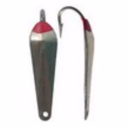 Блесна Окуневая 5 (25мм, 1.7гр) латунь с подвесным тройником