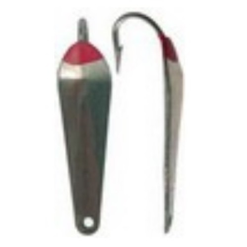 Блесна Окуневая 5 (25мм, 1.7гр) латунь с подвесным тройником