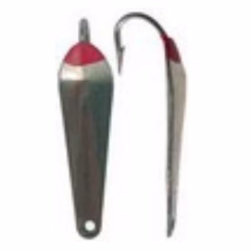 Блесна Окуневая 5 (25мм, 1.7гр) латунь с подвесным тройником