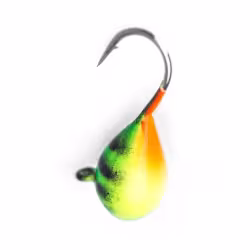 Мормышка вольфрамовая с ушком Капля (окунь)