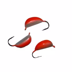 Мормышка вольфрамовая с ушком Blue fox  (4гр.) оранж.с золотом