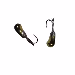 Мормышка вольфрамовая с отверстием Коза (4гр.) золото