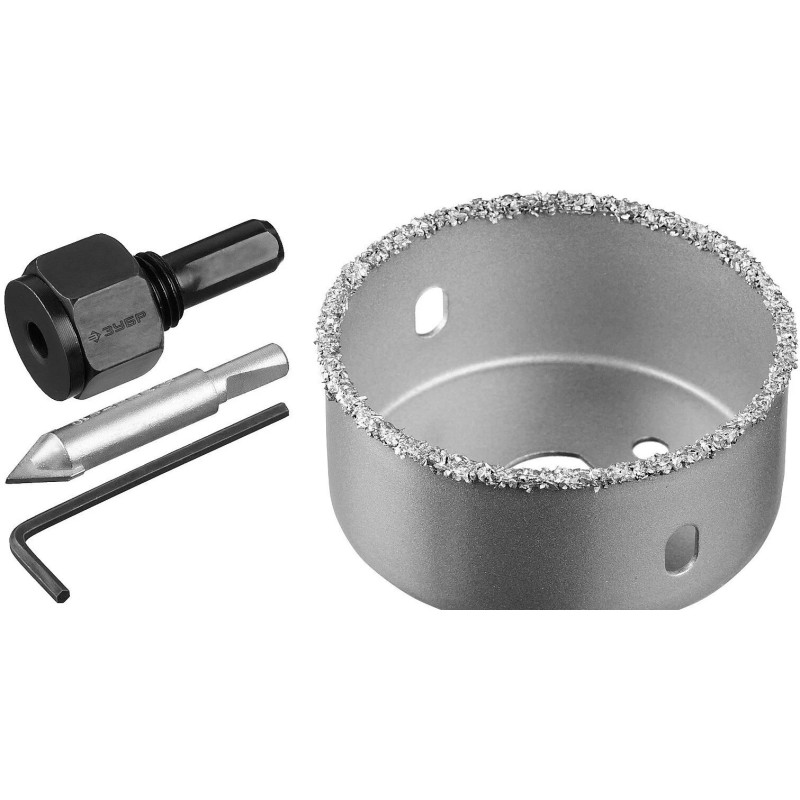 Коронка Зубр 33361-064, 64 мм