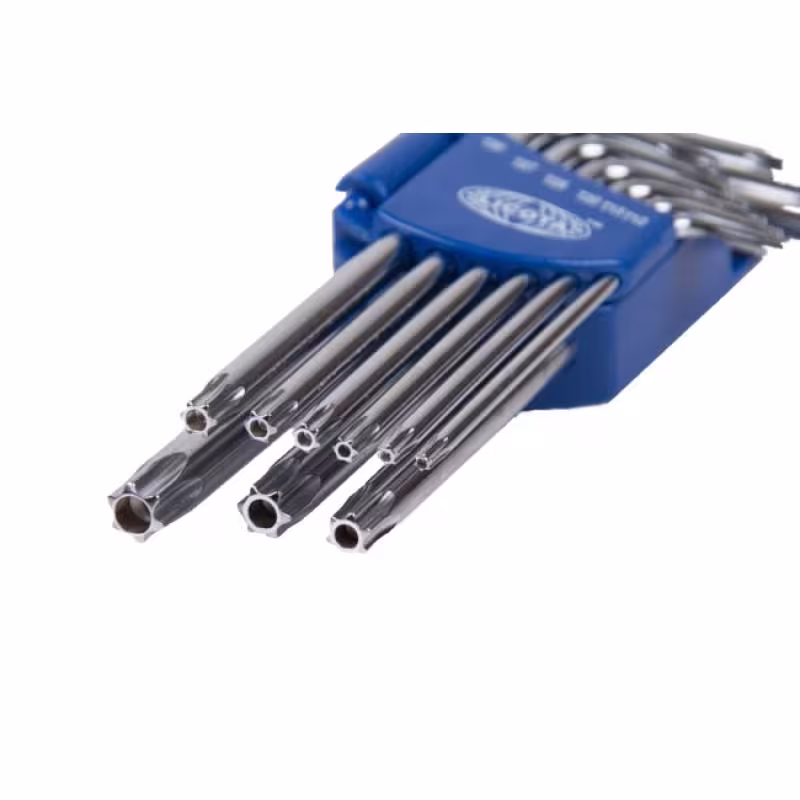 Набор ключей Torx Г-образных Licota 2TF20091DPM, Т10H - Т50H, 9 предметов