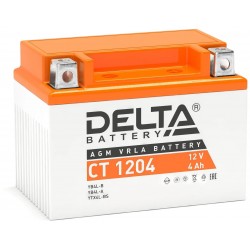 Аккумулятор Delta CT1204, 4Ah, 12V