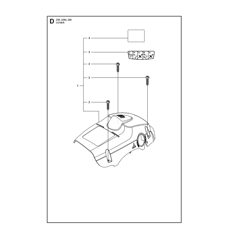 Крышка цилиндра Husqvarna 5765432-01