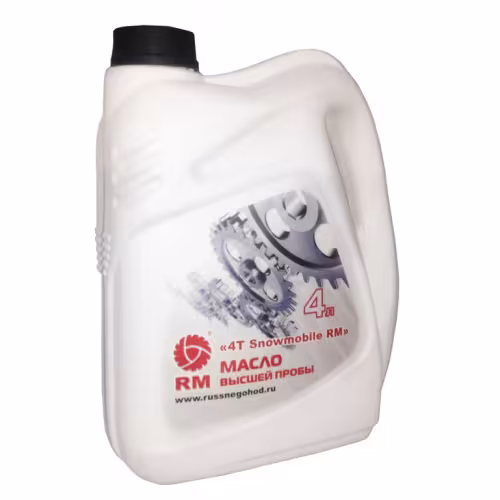 Масло моторное синтетическое для 4Т двигателей RM Snowmobile 0W40, 4л