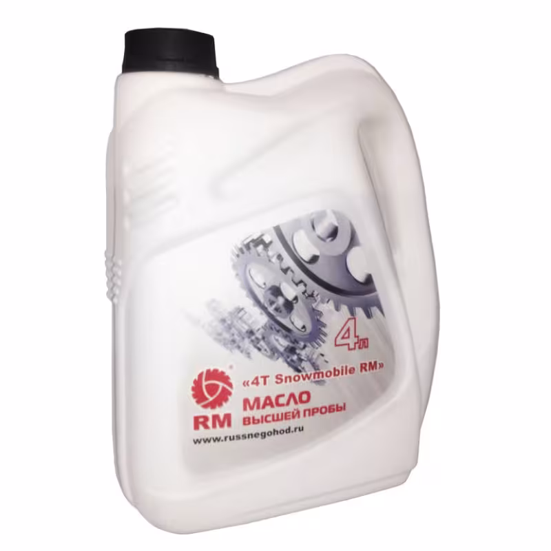 Масло моторное синтетическое для 4Т двигателей RM Snowmobile 0W40, 4л