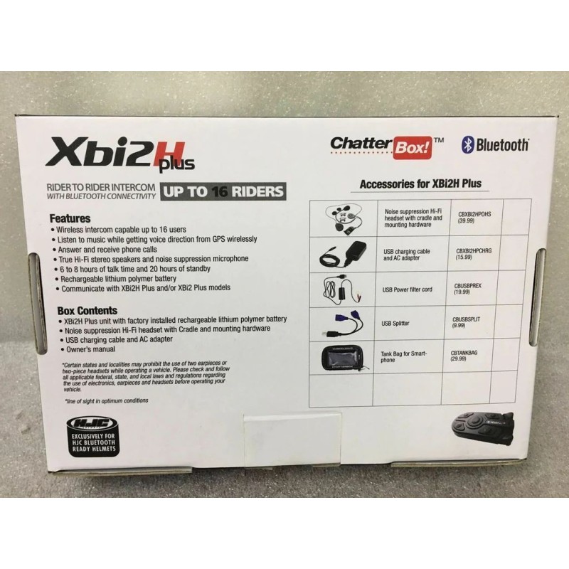 Гарнитура для мотошлема Chatterbox C-Box XBI2H Plus of Kit