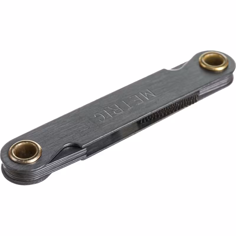 Резьбомер Stayer 28041, метрическая резьба 0,5-1,75мм, трубная резьба 0,907 и 1,07 (27, 28tpi)