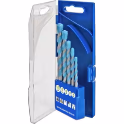 Набор сверл универсальных ПРАКТИКА "Эксперт", 5 шт. 4,5,6,8,10 мм, ПРО кассета