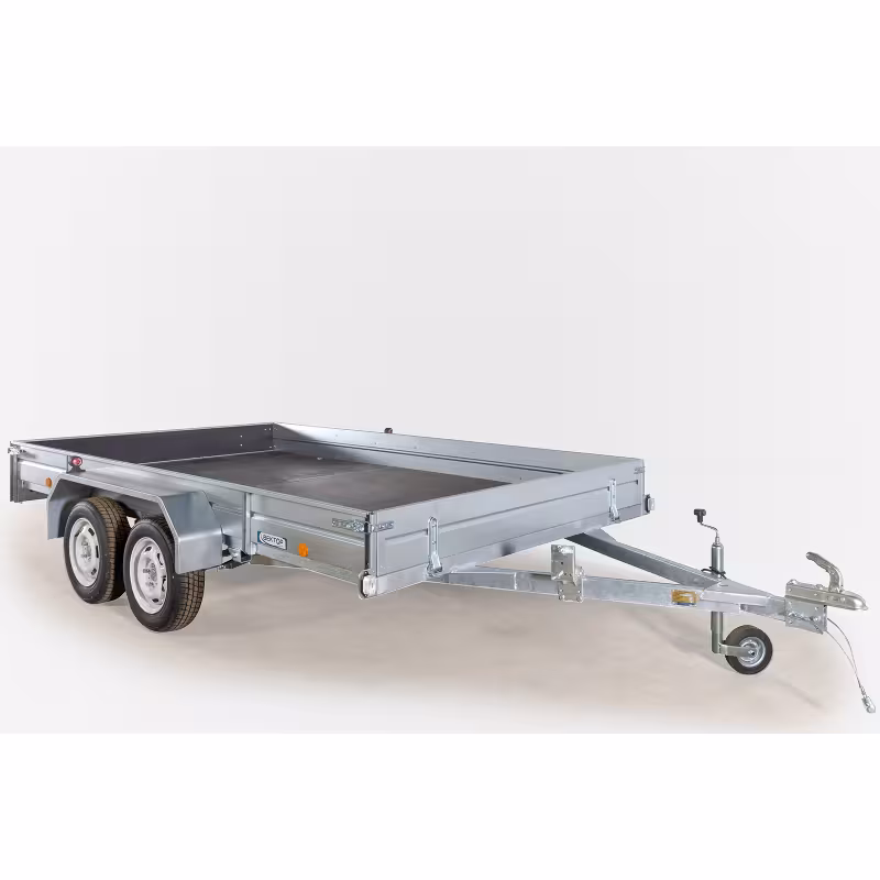 Прицеп бортовой двухосный Вектор ЛАВ 81013А с крышкой, высокий борт