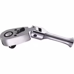 Трещотка 1/4" 48 зубов шарнирная короткая с мет. ручкой Licota