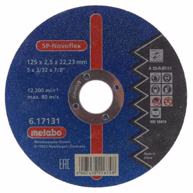 Круг отрезной по металлу 125х2,5х22,2 METABO