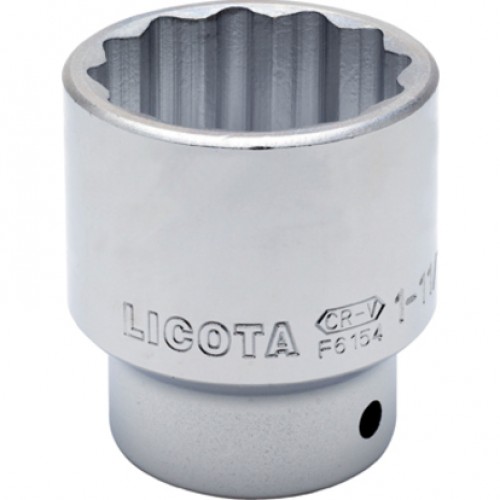 Головка торцевая Licota F81054, 12-гранная, 1-11/16", 1"