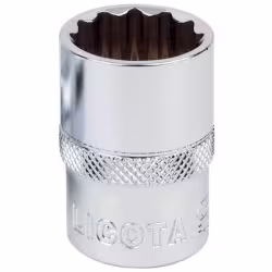 Головка торцевая Licota F4017, 12-гранная, 17 мм, 1/2"
