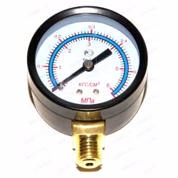 Манометр ножного насоса (6атм) TopAuto