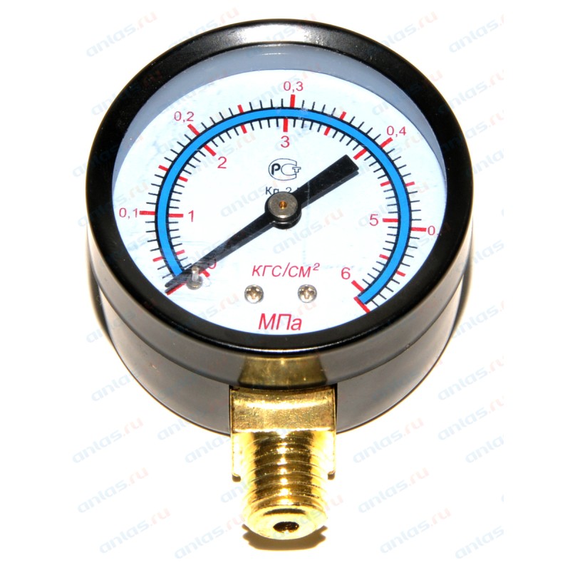 Манометр ножного насоса (6атм) TopAuto