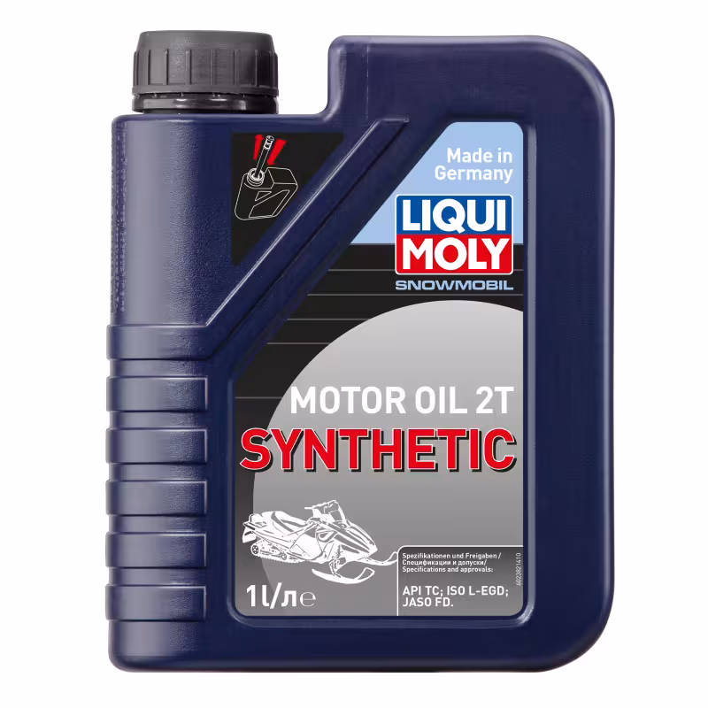 Масло моторное синтетическое для 2Т снегоходов Liqui Moly Snowmobil Motoroil, 1л
