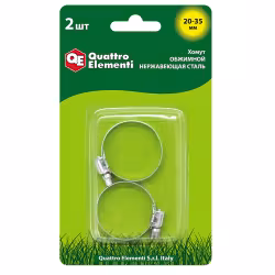 Хомут для шланга Quattro Elementi, 20-35 мм (1шт)