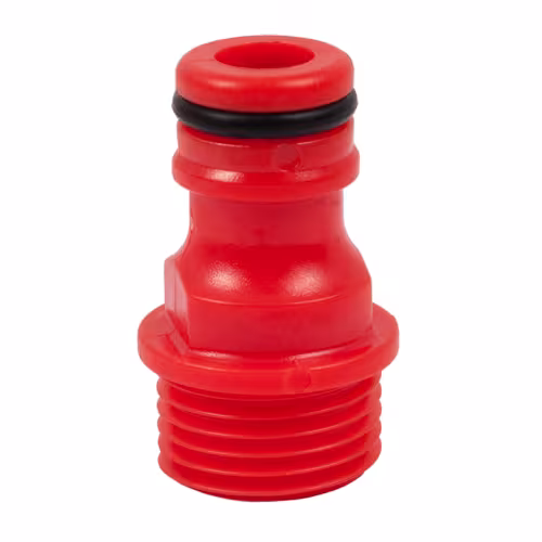 Штуцер для шланга Quattro Elementi, наружная резьба 1/2" - БРС папа