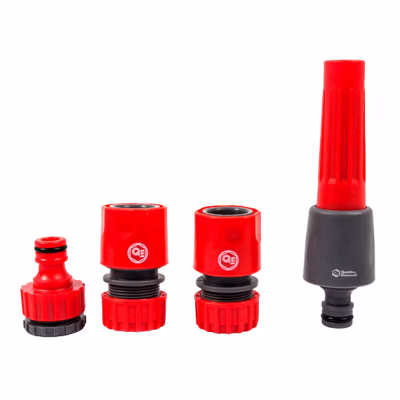 Комплект соединителей для садового шланга Quattro Elementi, 1/2'' (4 предмета)