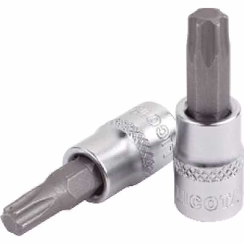 Бита T10 TORX 1/4 в головке LICOTA