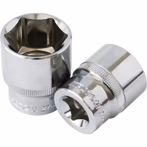 Головка торцевая Кратон 112056, 6-гранная, 10 мм, 1/2"