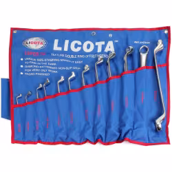 Набор ключей накидных 12 пр. 6-32 75-гр LICOTA