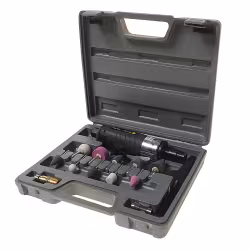 Пневмобормашина прямая с набором оснастки ЭВРИКА ER-81108K