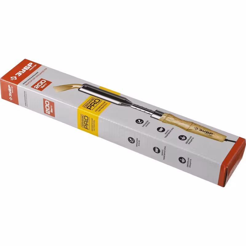 Паяльник для лужения Зубр 55303-200, 200 Вт