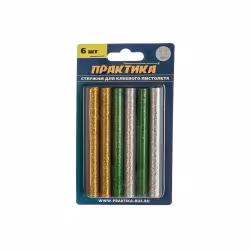 Стержни клеевые Практика 649-356, 11х100 мм, 6 шт.