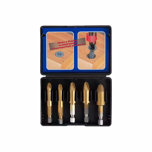 Набор для извлечения саморезов Практика "Эксперт" 775-495, 5 шт