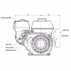 Двигатель бензиновый Honda GX 200UT2 QX4 OH