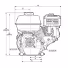 Двигатель бензиновый Honda GX 200UT2 QX4 OH