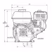 Двигатель бензиновый Honda GX 200UT2 QX4 OH