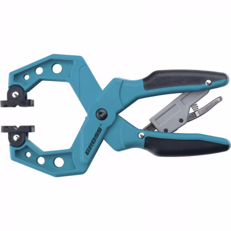 Струбцина  клещеобразная, храповичный м-зм 38мм GROSS