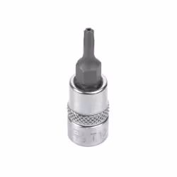 Бита T10 TORX 1/4 в головке LICOTA с отверстием