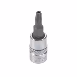 Бита T20 TORX 1/4 в головке LICOTA с отверстием