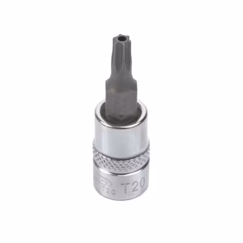 Бита T20 TORX 1/4 в головке LICOTA с отверстием