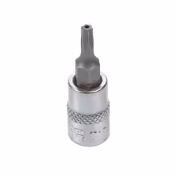 Бита T15 TORX 1/4 в головке LICOTA с отверстием