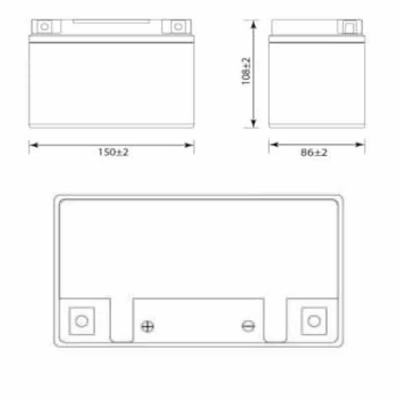 Аккумулятор Delta CT1209, 9Ah, 12V