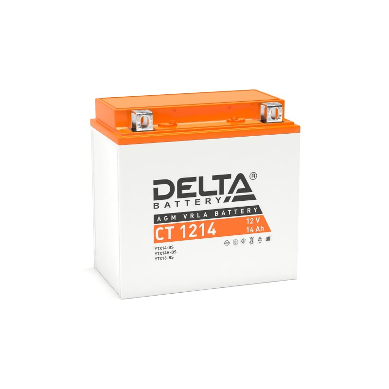Аккумулятор Delta CT1214, 14Ah, 12V