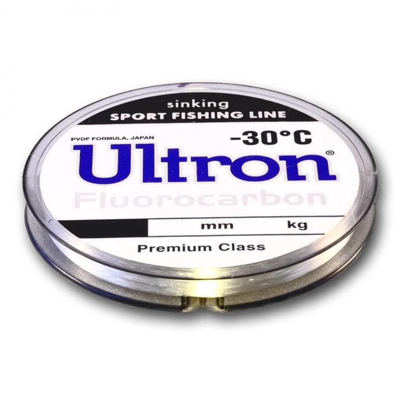 Леска флюорокарбоновая Ultron Fluorocarbon 0.50 мм, 17.5 кг, 100 м