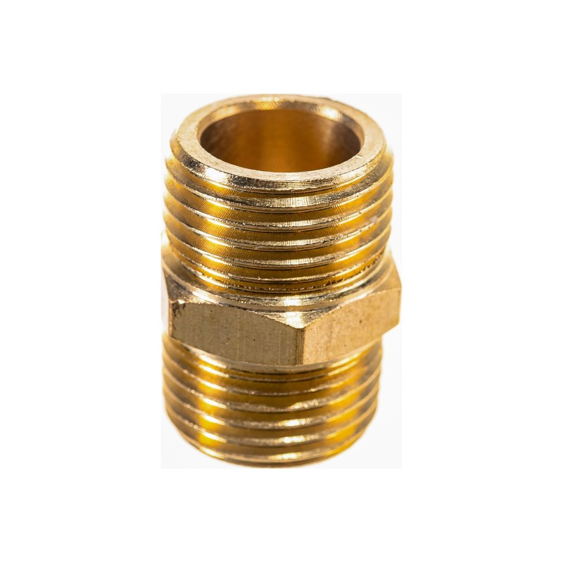 Переходник Эврика ER-MM08/08, 1/2"(M)x1/2"(M)