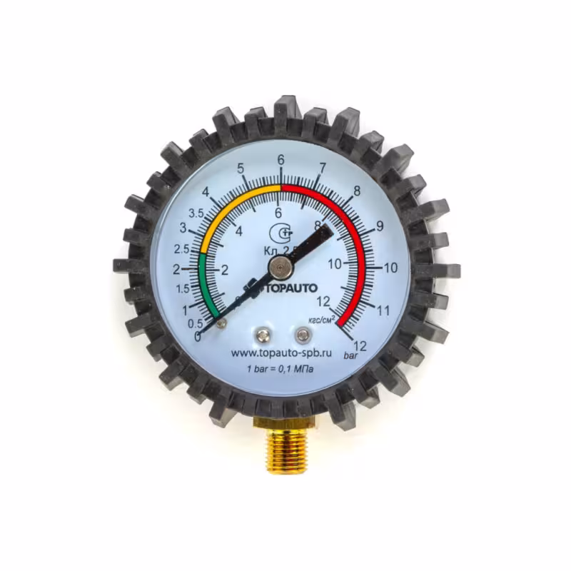 Манометр для пистолета подкачки шин Top Auto 14411, резьба М11х1