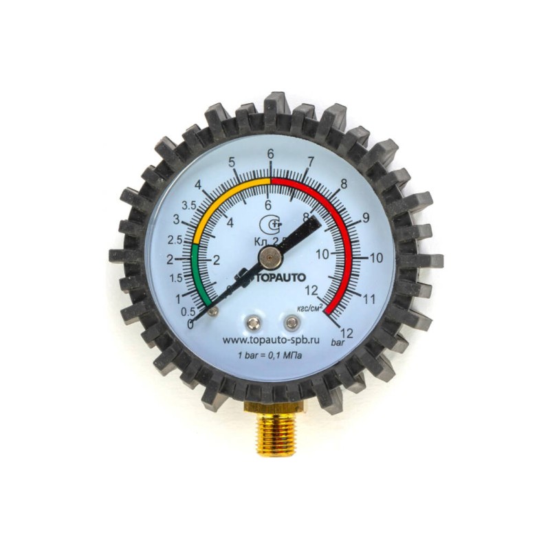 Манометр для пистолета подкачки шин Top Auto 14411, резьба М11х1